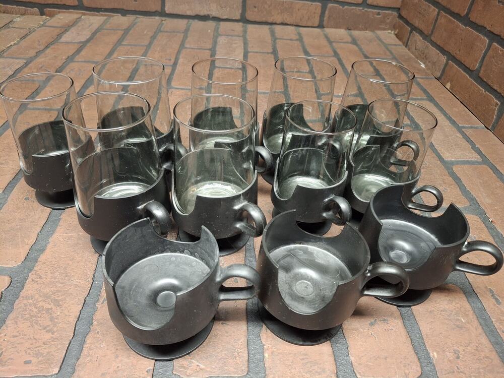 12 Vintage Corning "Glas-Snap" Mugs/Cups